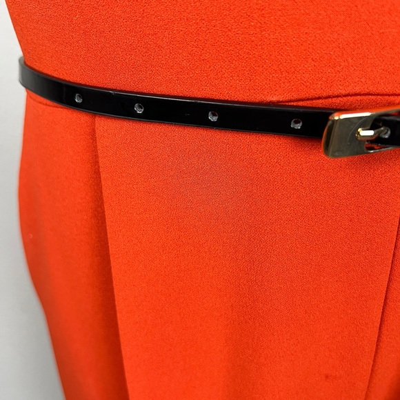 Calvin Klein Belted Ruffle-Sleeve Jumpsuit - Picture 4 of 8